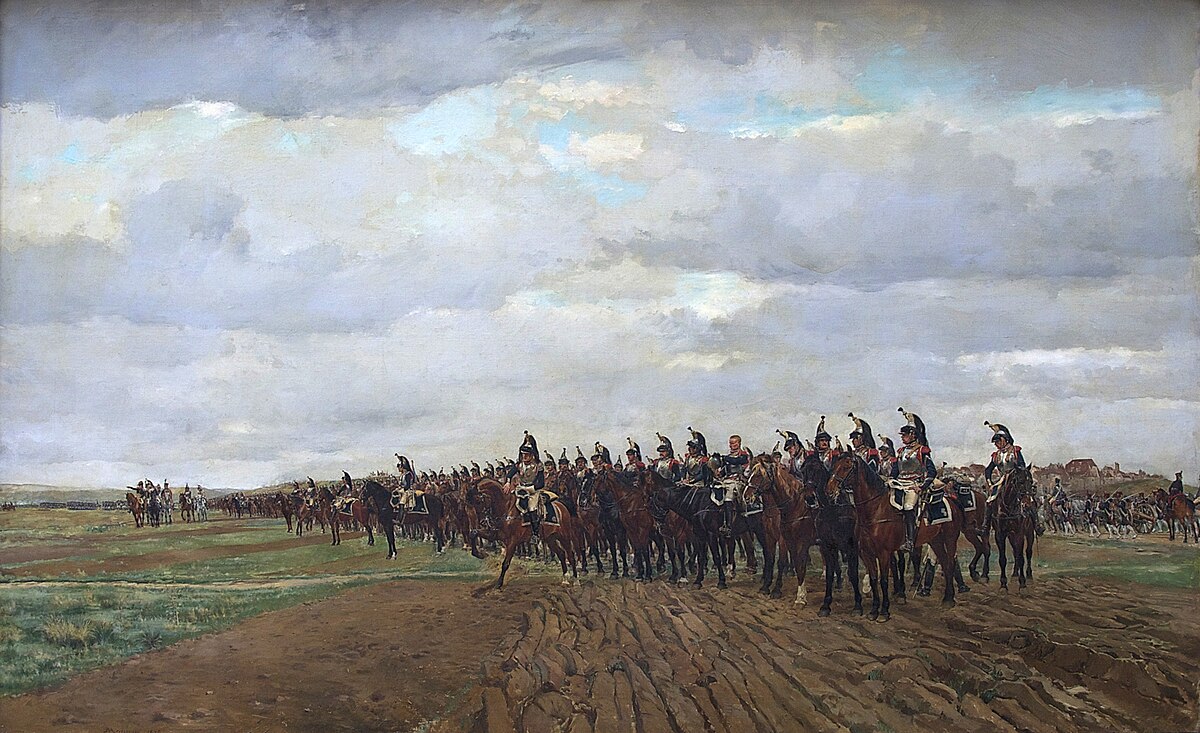 Cuirassiers at Austerlitz by Meissonier