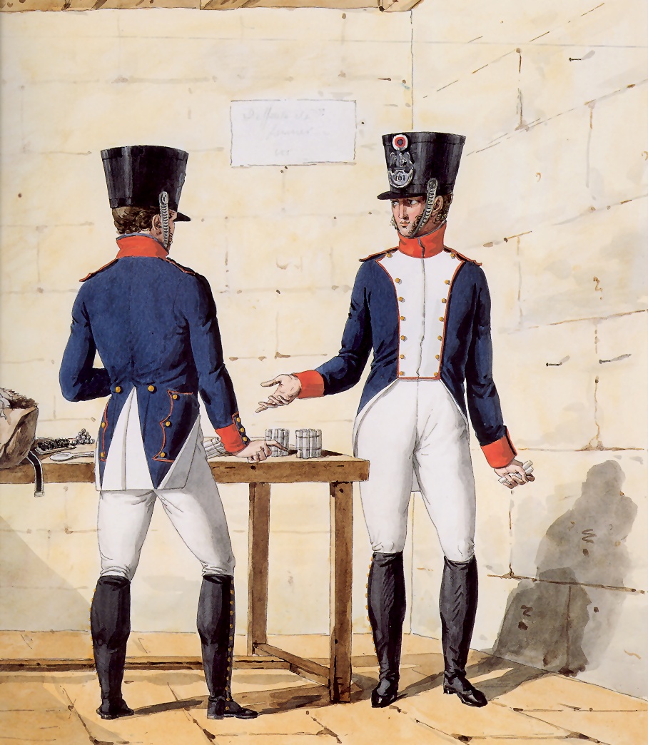 Grande Armée infantry, by Carle Vernet